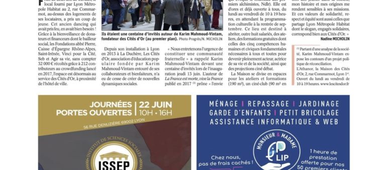 La publicité pour l’école de Marion Maréchal-Le Pen était aussi dans Le Progrès