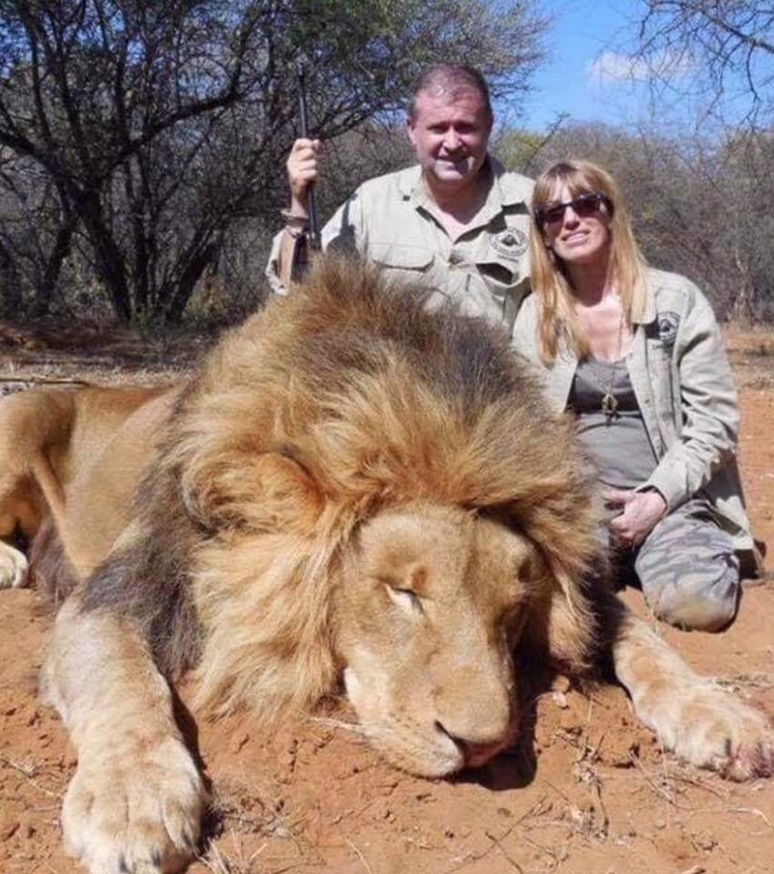 Alboud en chasse-safari. Image tirée des réseaux sociaux de la famille.