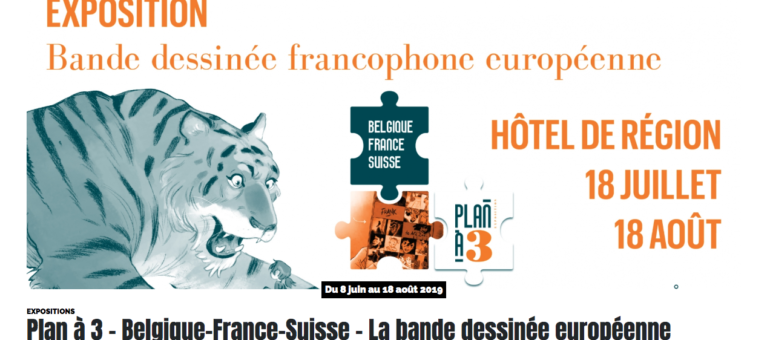 « Plan à 3 : Belgique France Suisse », une expo sur la BD européenne à Lyon