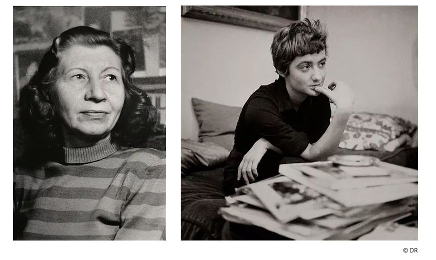 Les Grands entretiens Violette Leduc & Françoise Sagan. DR