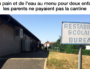 Du pain et de l’eau servis à deux écoliers parce que leurs parents ne paient pas la cantine