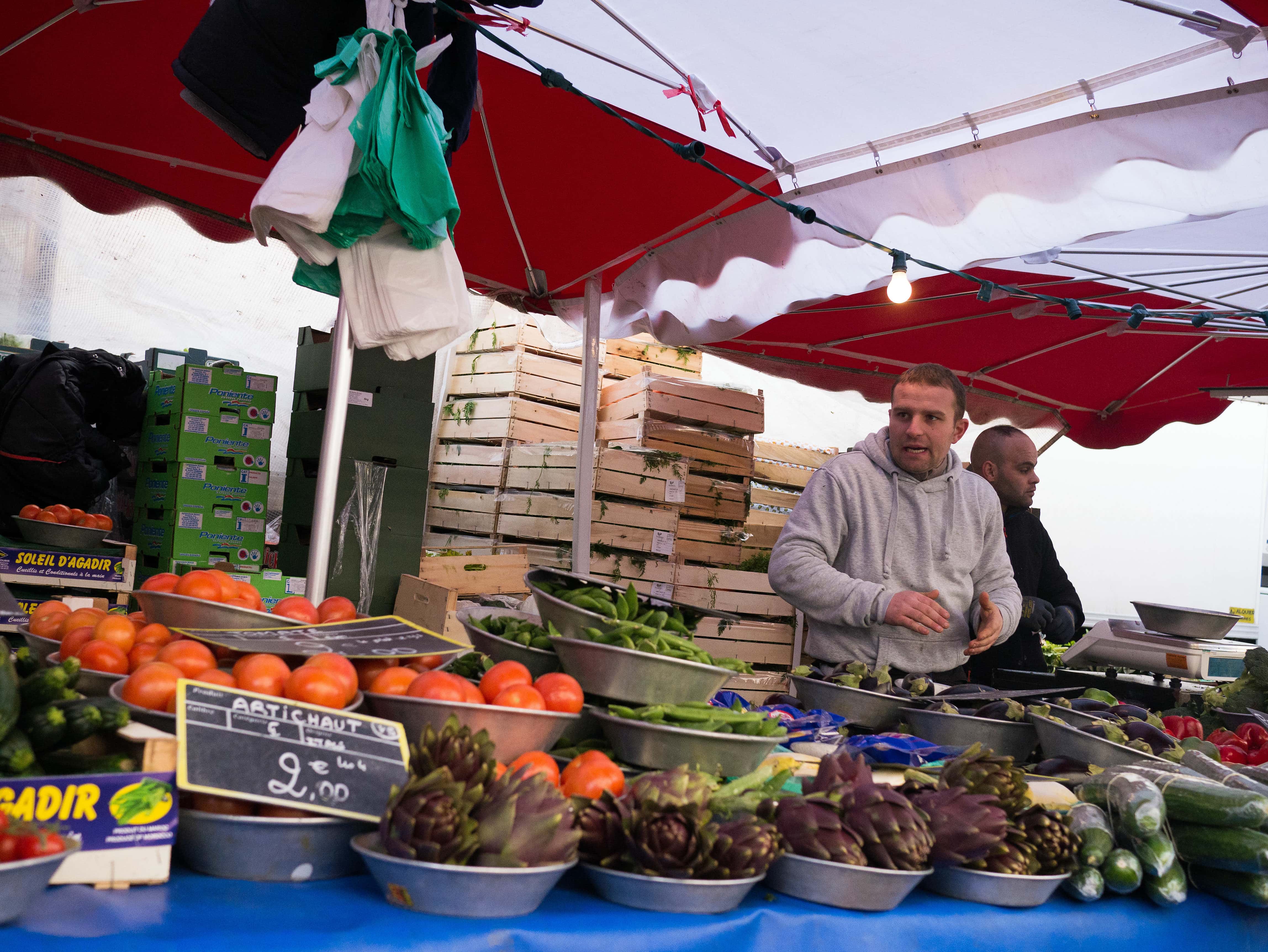 Marché à Villeurbanne