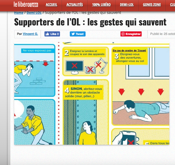 Vous êtes supporter de l’OL ? Adoptez les gestes qui sauvent