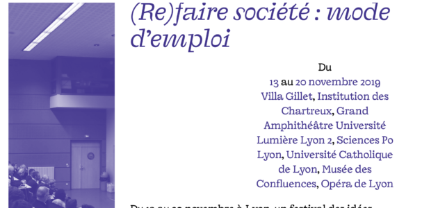 C’est quoi la cohésion sociale ? Une semaine de réflexion avec le festival (Re)faire société