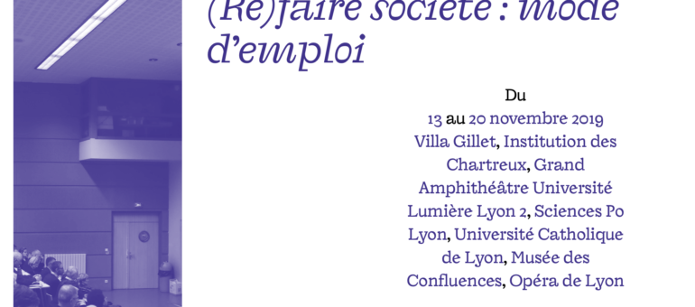 C’est quoi la cohésion sociale ? Une semaine de réflexion avec le festival (Re)faire société