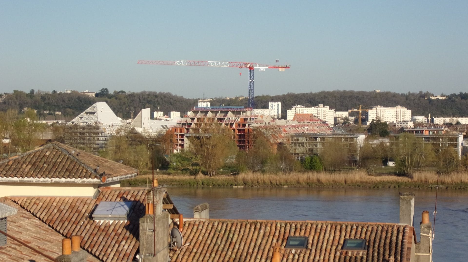 Le quartier Bastide Niel en construction ©SB/Rue89 Bordeaux