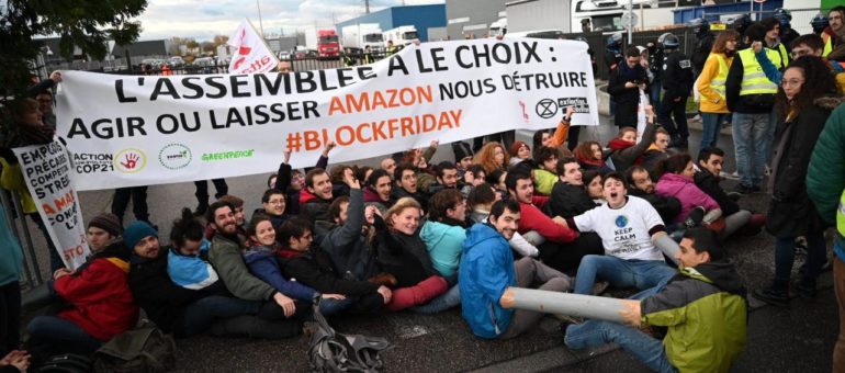 Contre le « Black Friday » : le blocage d’Amazon à Lyon