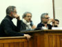 Le débat, animé par Olivier Pascal-Moussellard de Télérama (à gauche), a réuni (de gauche à droite) Pierre-Henri Tavoillot, Emmanuel Dockès et Antoine Dulin.