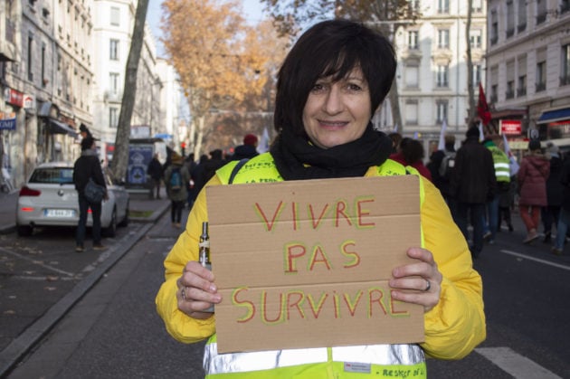 Pascale infirmière gilet jaune