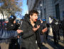 Arthur Naciri en sang après son passage à tabac par des policiers à Lyon le 10 décembre. ©Bastien Doudaine