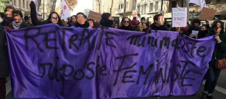 A Lyon, un mouvement féministe pluriel contre la réforme des retraites