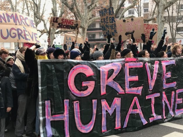 Rue89Lyon, média des luttes à Lyon, est en grève contre la réforme des retraites.