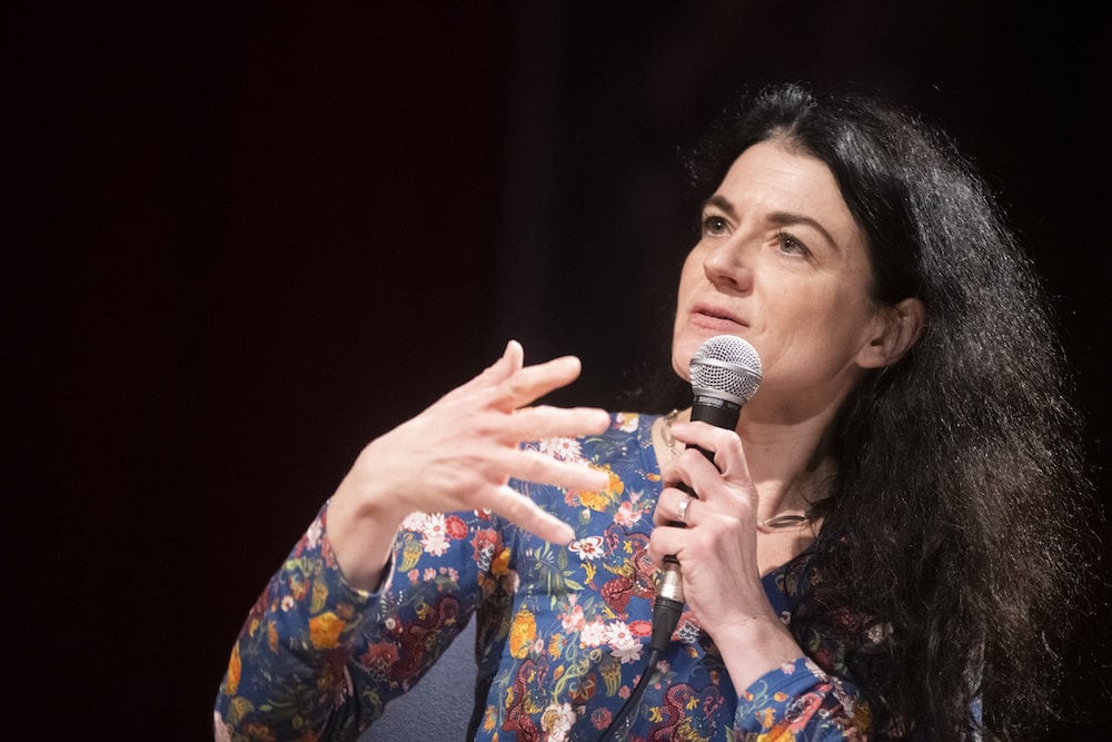 Nathalie Perrin-Gilbert lors du débat culture le mardi 18 février 2020. ©Houcine Haddouche