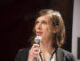 Sandrine Runel au débat sur la Culture que Rue89Lyon avait organisé en amont du premier tour des élections municipales à Lyon © Houcine Haddouche/Rue89Lyon