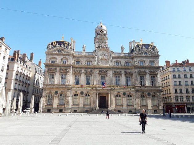 Le jeudi 19 mars, jour 3 du confinement à Lyon. ©LB/Rue89Lyon.