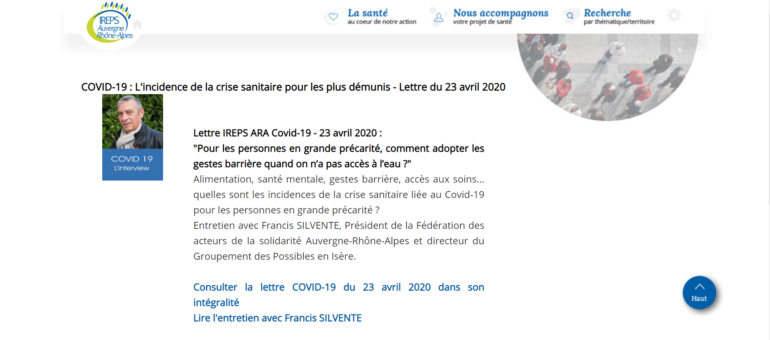 « Pour les personnes les plus précaires, la pandémie ajoute de l’angoisse »