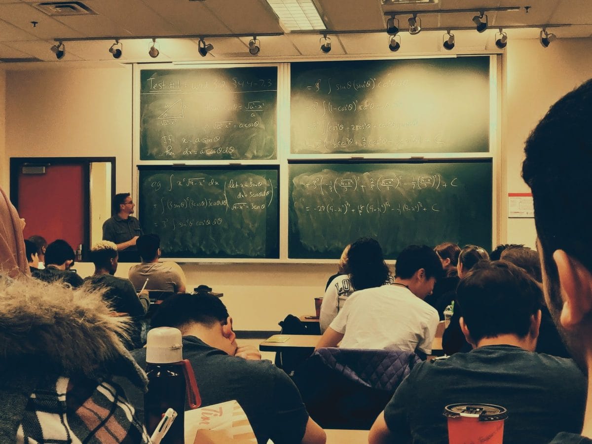 Une salle de classe au Canada