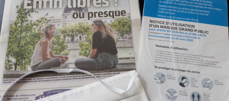 À Lyon, sous les masques, la campagne électorale