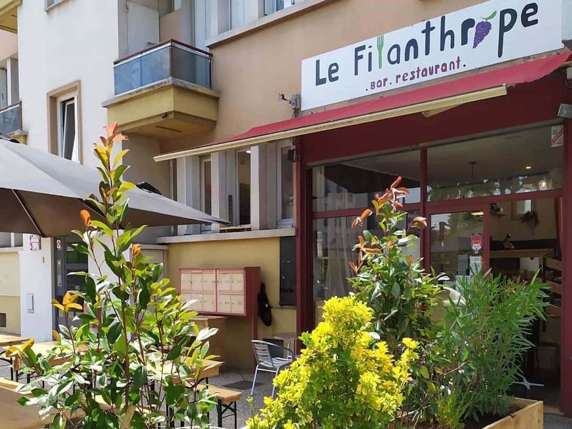 Devanture du Bistrot le Filanthrope