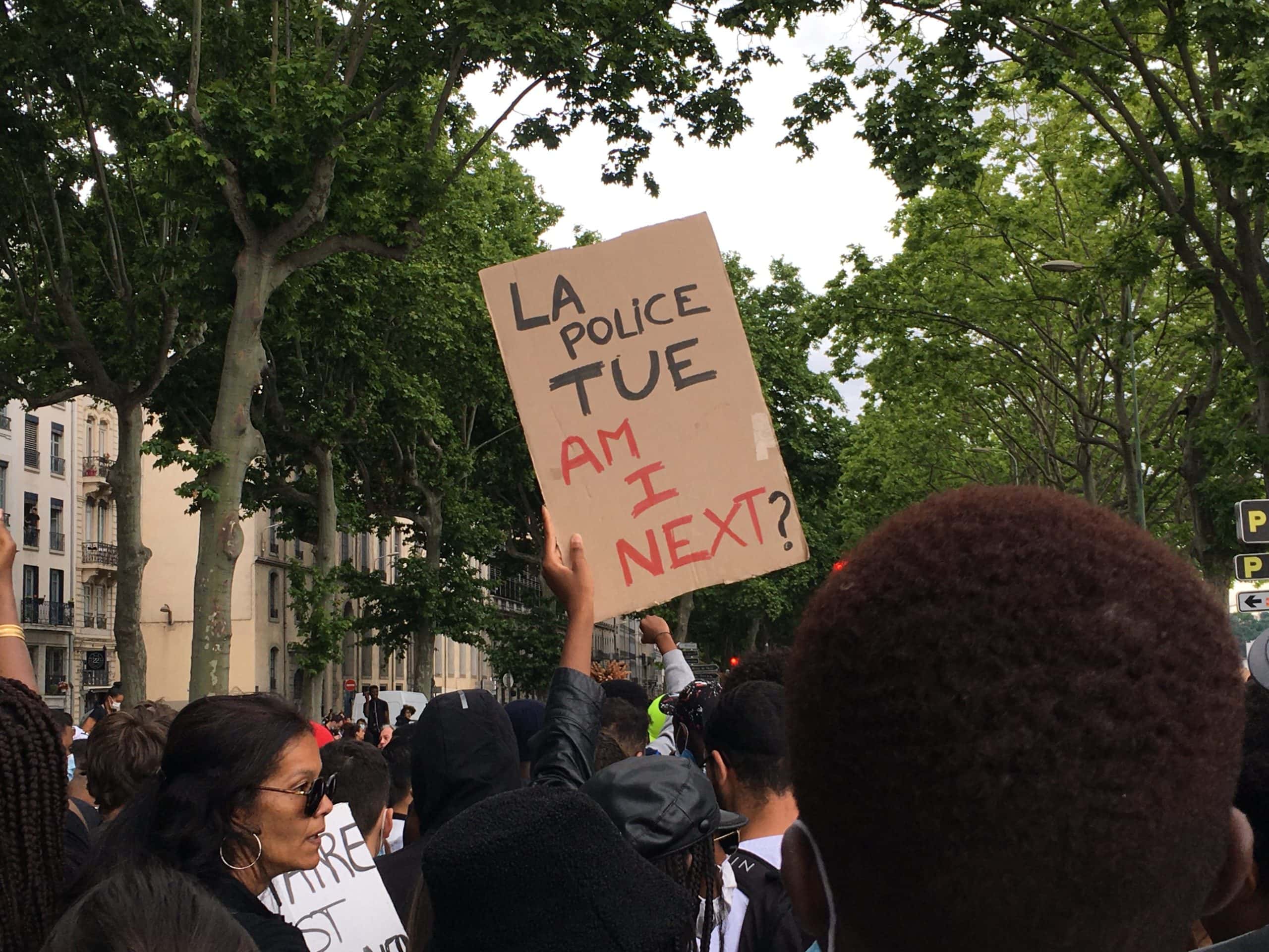Manifestation contre les violences policières du 6 juin 2020 ©AB/Rue89Lyon