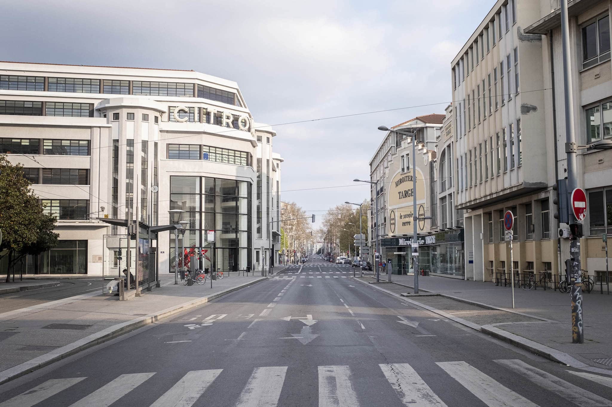 Lyon confinée - photos prises les 21 et 22 mars ©Adrien Pinon pour l'Ecole urbaine de Lyon