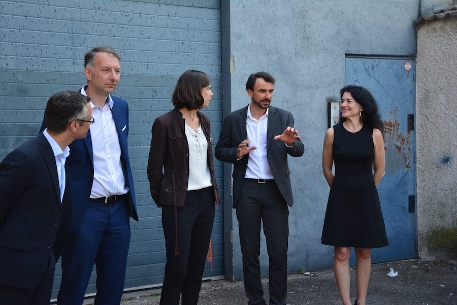 Grégory Doucet candidat des écologistes à Lyon avec Bruno Bernard, Sandrine Runel et Nathalie Perrin-Gilbert