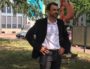 Grégory Doucet était déjà content à 10h30, ce 28 juin. ©AB/Rue89Lyon