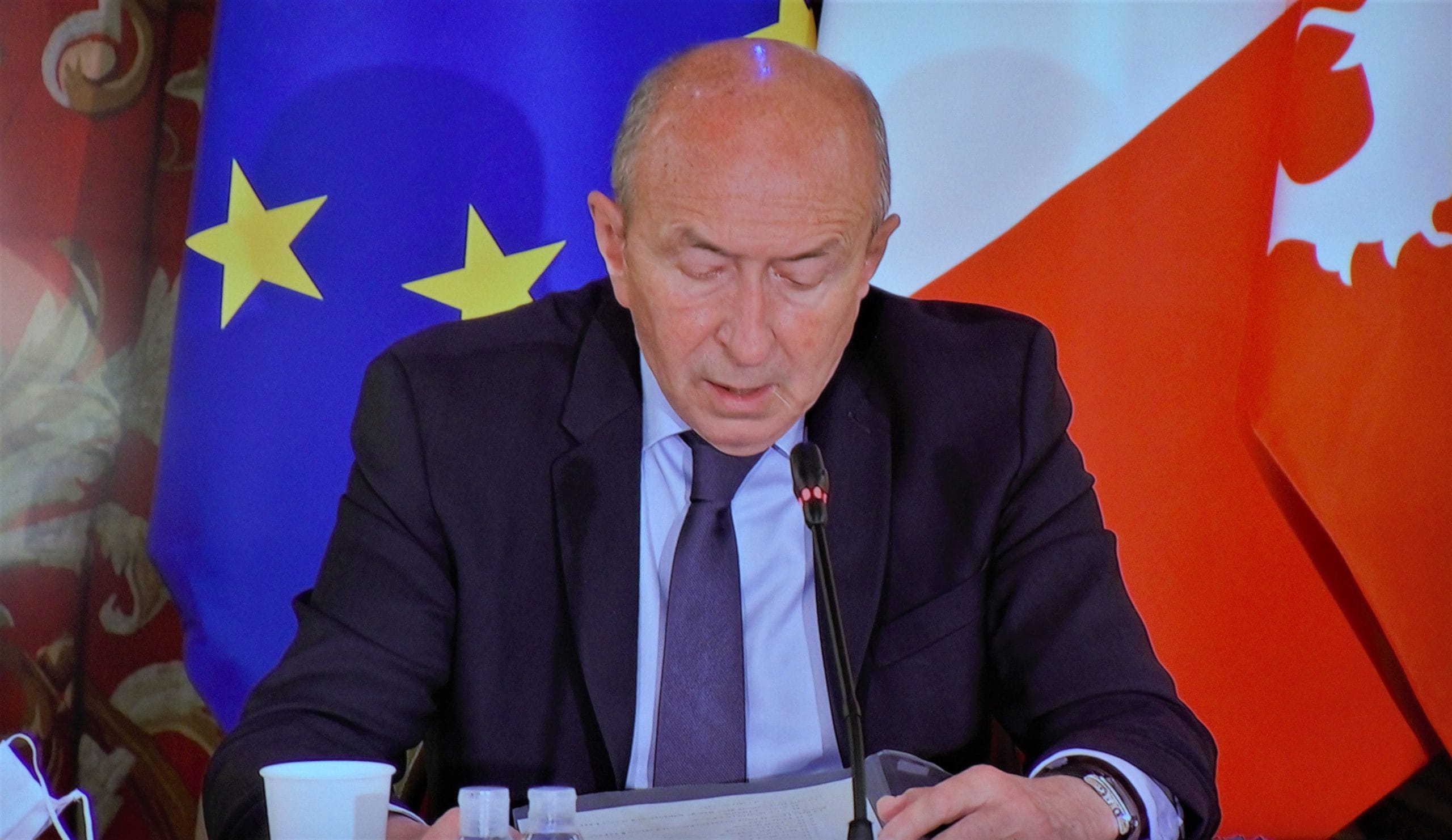 Gérard Collomb au conseil municipal du 4 juillet 2020