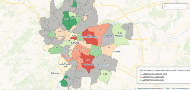 Élections 2020 à Lyon et dans la Métropole : l’ampleur de l’abstention