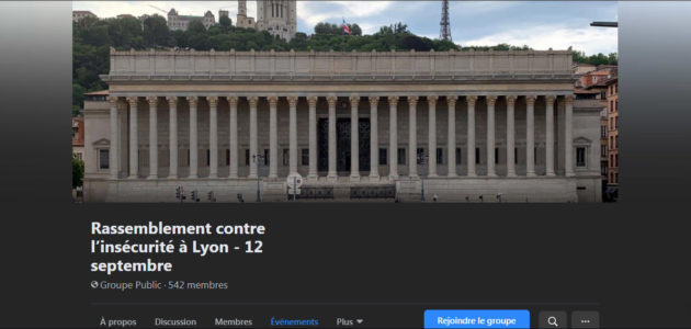 A Lyon, l’extrême droite derrière le rassemblement contre l’insécurité