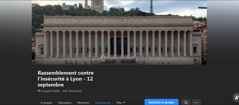A Lyon, l’extrême droite derrière le rassemblement contre l’insécurité