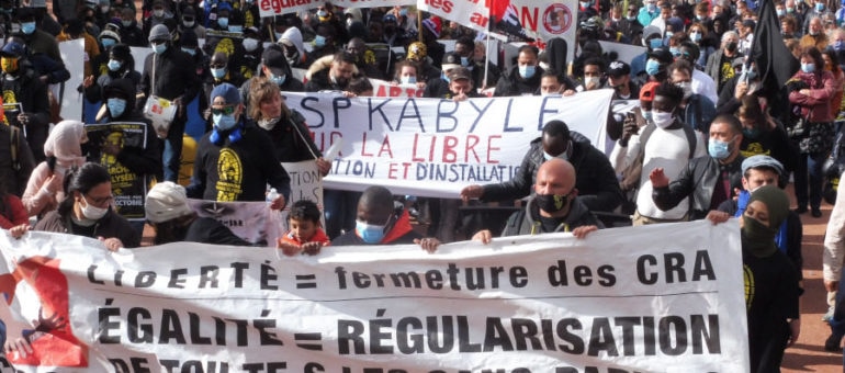 Marche des sans-papiers à Lyon : « on ira arracher notre régularisation ! »
