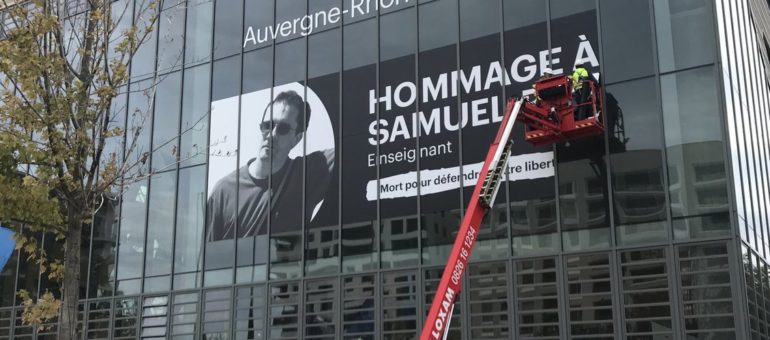 Des hommages au professeur Samuel Paty dans l’agglo de Lyon