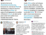 Réactions en chaîne sur les réseaux sociaux, après qu'un prêtre a été blessé par balle à Lyon. Capture d'écran réseaux sociaux par Rue89Lyon. DR