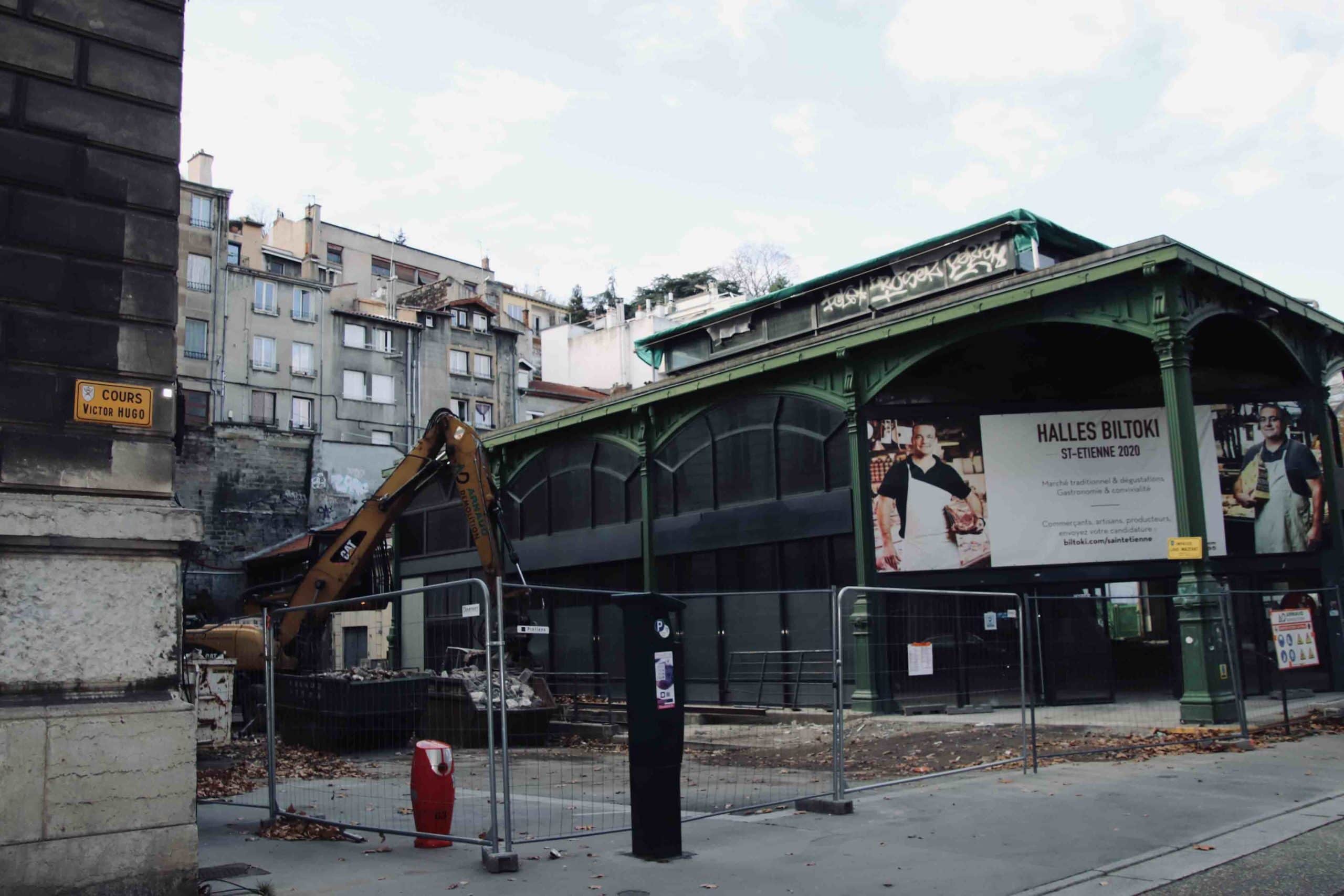 Halles Biltoki à Saint-Etienne durant la confinement automne 2020