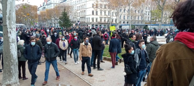 Une 3ème manifestation contre la loi « sécurité globale » ce mardi à Lyon