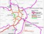 Le grand contournement Est permettrait d'éviter la métropole lyonnaise via un prolongement de l'A432. Crédit : Commission particulière du débat public (CPDP).