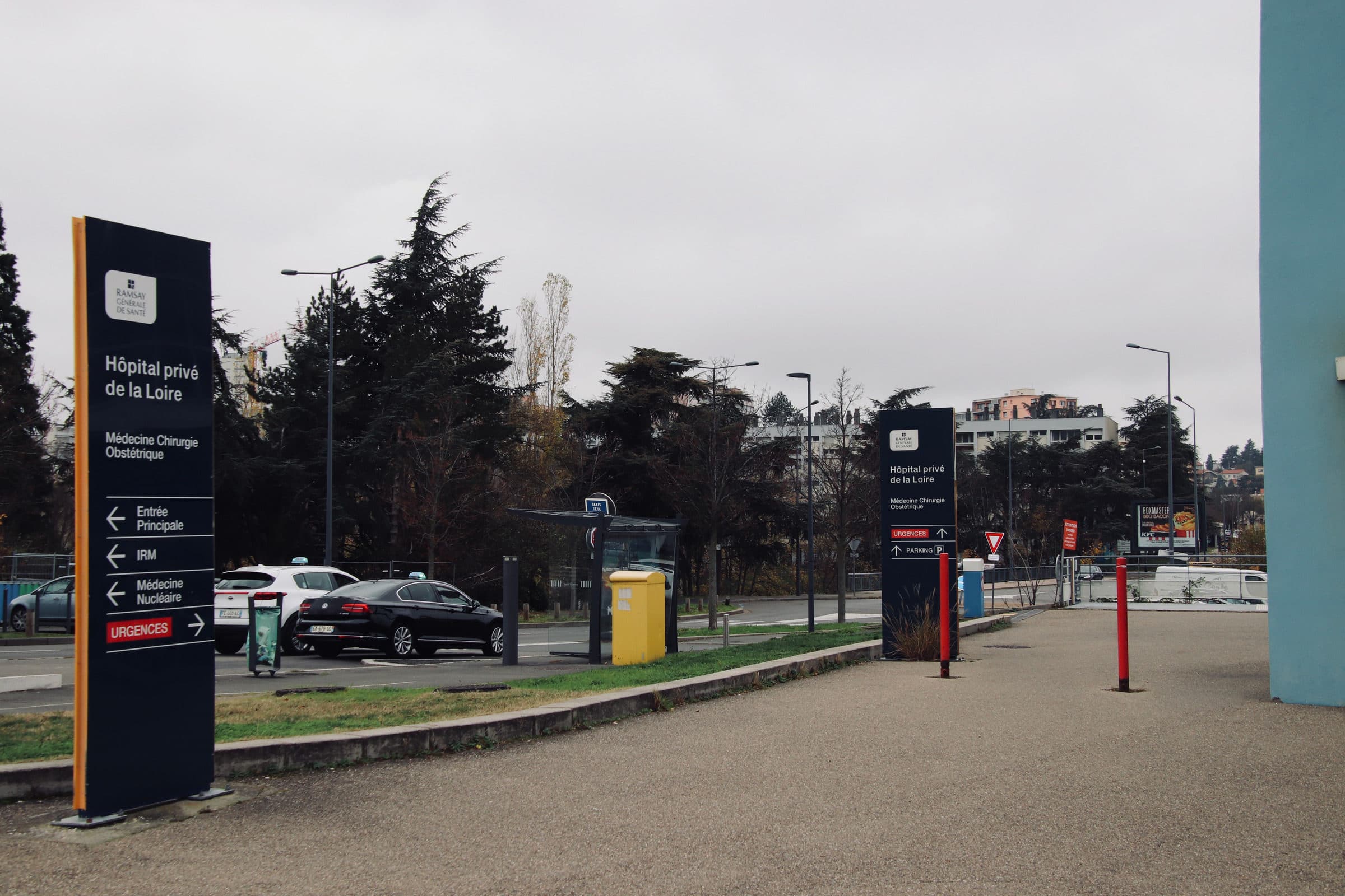 Hôpital privé de la Loire, à Saint-Étienne. ©EB/Rue89Lyon