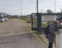 La sénatrice EELV Raymonde Poncet devant l’entrée de l'ancien centre de rétention administrative (CRA) de Lyon le 14 décembre 2020. ©AD/Rue89Lyon
