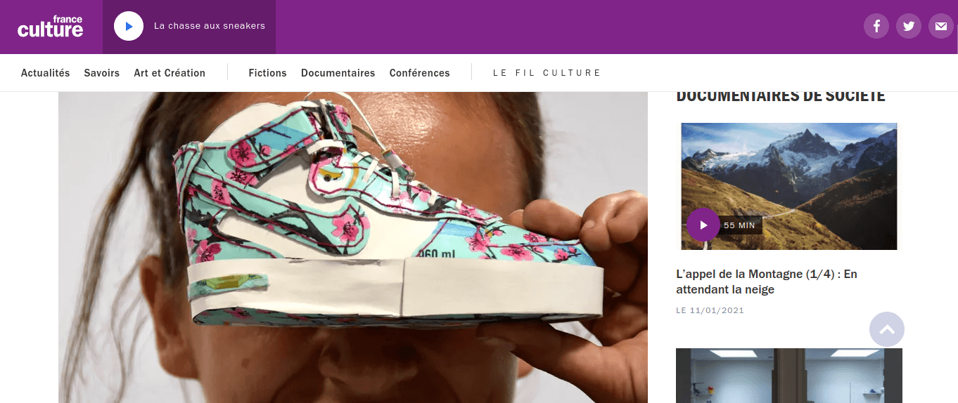La chasse à la Sneakers, un podcast signé Daphné Gastaldi sur France Culture