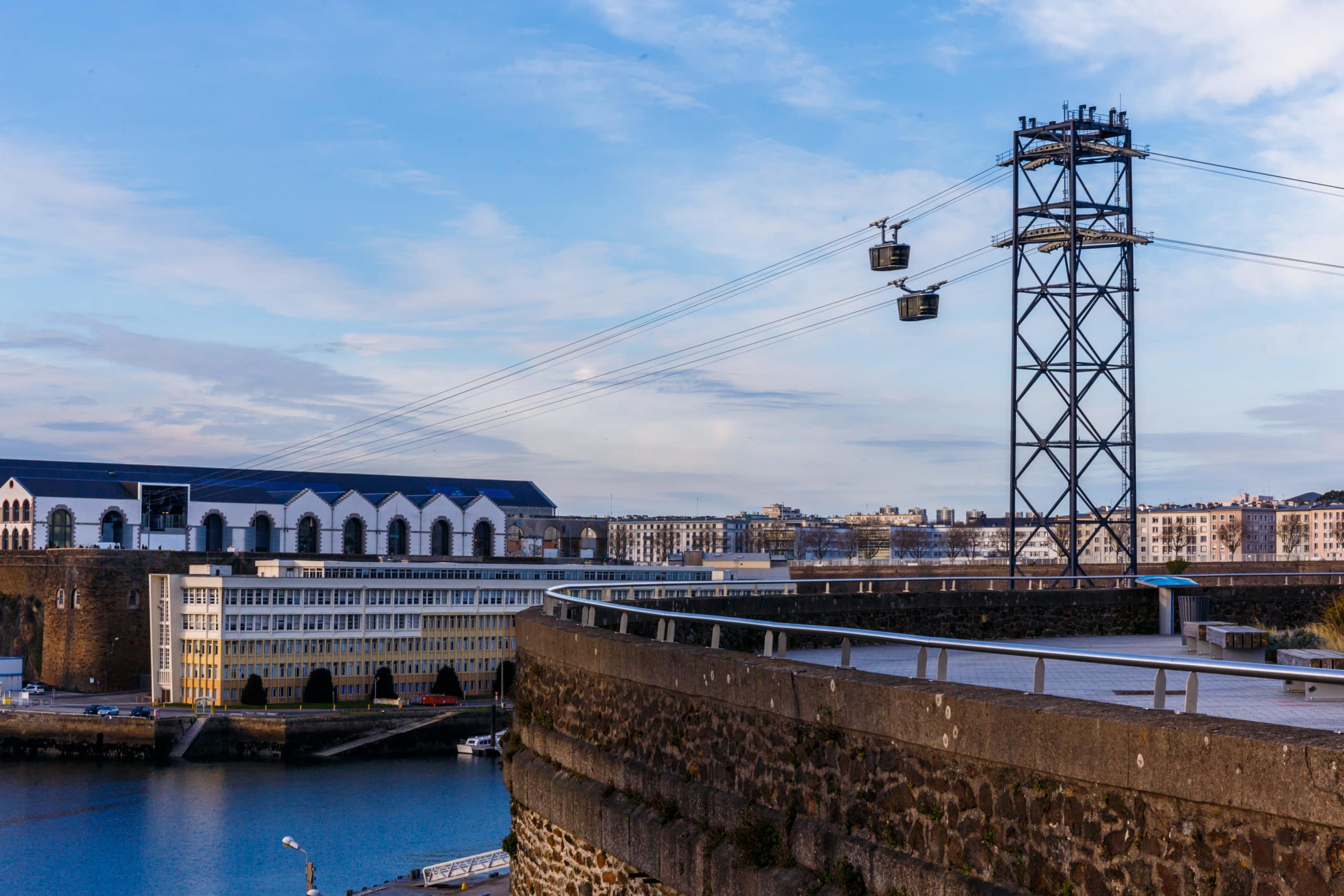 Le téléphérique des Capucins, à Brest ©Jérémy Kergoulay