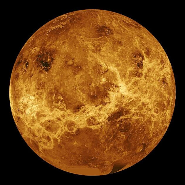 Vénus. NASA, Public domain, via Wikimedia Commons