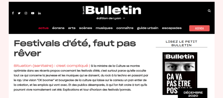 Lyon : les festivals de cet été sur la corde raide