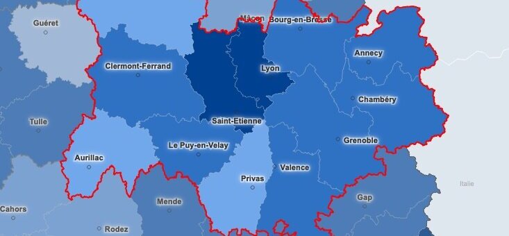 Covid-19 : l’évolution de l’épidémie à Lyon et la région