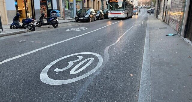 A Lyon, les 30 km/h ne seront pas responsables de l’augmentation de la pollution