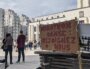 Les danseurs marathoniens, aux 1 mois d'occupation du TNP, à Villeurbanne ©LS/Rue89Lyon