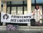 Conférence de presse collectif contre la loi sécurité globale devant le TNP de Villeurbanne - Métropole de Lyon