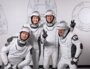 Les quatre astronautes que le planétarium de Vaulx en Velin suivra lors d'un live twitch ©SpaceX