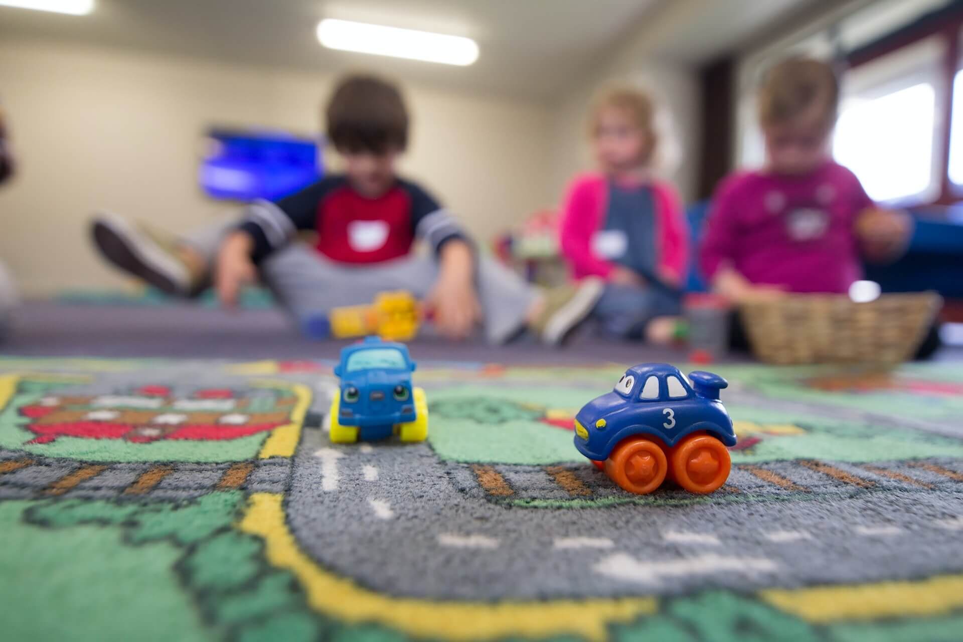 Enfants dans une crèche