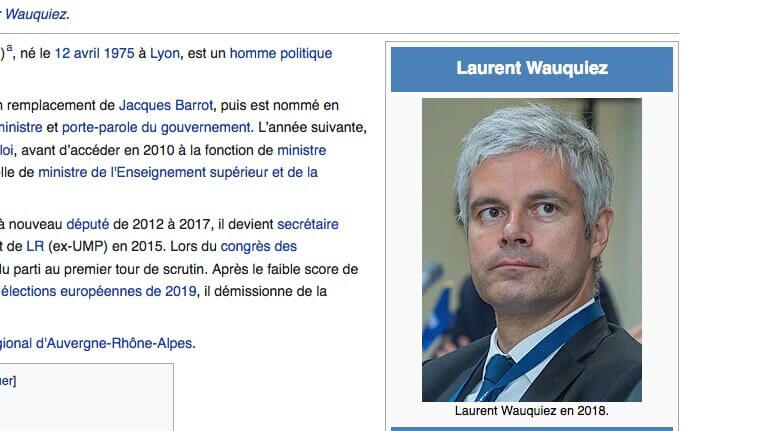 Entre Najat Vallaud-Belkacem et Laurent Wauquiez la guerre sur Wikipédia